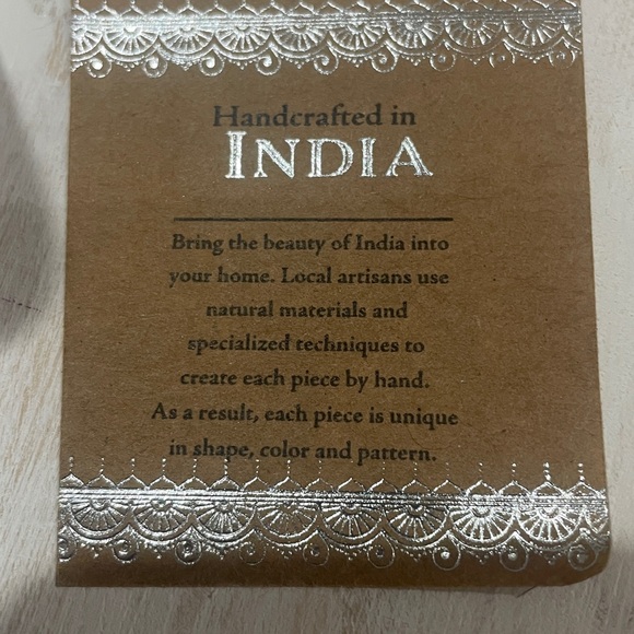 BOHEMIAN White Wooden Decorative Stand - Picture 5 of 9